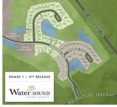Build your dream home in the exclusive, gated community of on Camp Creek Golf Course in Florida - for sale on GolfHomes.com, golf home, golf lot