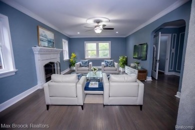 Beautifully renovated in 2025, this spacious home offers six on Detroit Golf Club  in Michigan - for sale on GolfHomes.com, golf home, golf lot