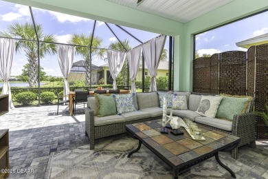 This STYLISH Jamaica Villa w/ custom paint & fireplace & wood on LPGA International Golf Course in Florida - for sale on GolfHomes.com, golf home, golf lot