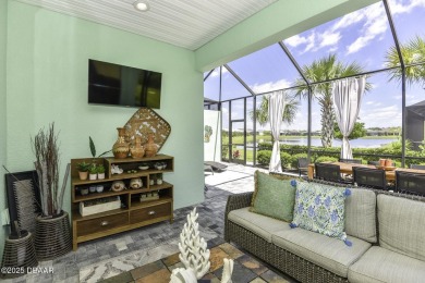 This STYLISH Jamaica Villa w/ custom paint & fireplace & wood on LPGA International Golf Course in Florida - for sale on GolfHomes.com, golf home, golf lot