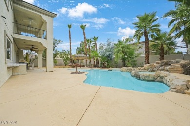 Beautiful 6 Bedrooms 4 bath home with private pool & spa inside on Rhodes Ranch Golf Club in Nevada - for sale on GolfHomes.com, golf home, golf lot