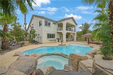 Beautiful 6 Bedrooms 4 bath home with private pool & spa inside on Rhodes Ranch Golf Club in Nevada - for sale on GolfHomes.com, golf home, golf lot