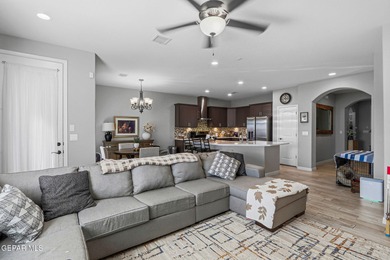 Spanish-modern 4 bed, 2 bath home in a highly coveted community on Emerald Springs Golf Course in Texas - for sale on GolfHomes.com, golf home, golf lot