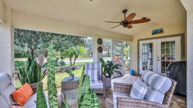 This beautifully updated 3-bedroom 2-bath pool home shows like on Plantation Bay Golf and Country Club in Florida - for sale on GolfHomes.com, golf home, golf lot
