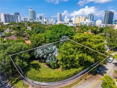Premier buildable corner lot on Miami Beach's prestigious on Miami Beach Golf Club in Florida - for sale on GolfHomes.com, golf home, golf lot