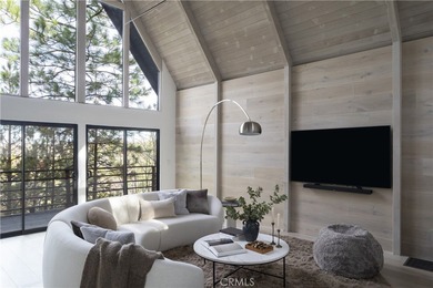 Perched in the pines of Lake Arrowhead, this striking on Lake Arrowhead Country Club in California - for sale on GolfHomes.com, golf home, golf lot