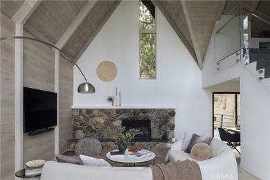 Perched in the pines of Lake Arrowhead, this striking on Lake Arrowhead Country Club in California - for sale on GolfHomes.com, golf home, golf lot