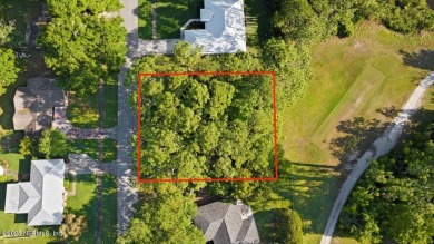 GOLF COURSE View Lot! A beautiful lot with several mature trees on St. Augustine Shores Golf Club in Florida - for sale on GolfHomes.com, golf home, golf lot