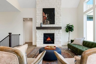 BRAND NEW ELEVATION FOR THIS 3-CAR HUDSON WITH A CONTEMPORY on Heritage Park Golf Course in Kansas - for sale on GolfHomes.com, golf home, golf lot