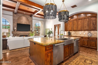 Beautifully updated Old Word Spanish Estate in acclaimed Desert on Desert Mountain Golf Club - Renegade Course in Arizona - for sale on GolfHomes.com, golf home, golf lot