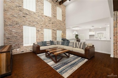 Welcome to this beautiful two-story brick home, ideally situated on Los Lagos Golf Club in Texas - for sale on GolfHomes.com, golf home, golf lot