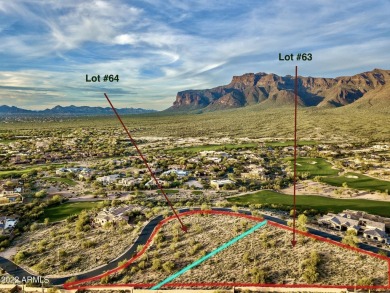 Spectacular elevated hillside Sonoran Desert home site. City on Superstition Mountain Club - Lost Gold in Arizona - for sale on GolfHomes.com, golf home, golf lot