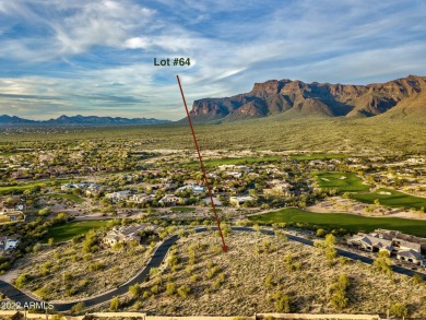 Spectacular elevated hillside Sonoran Desert home site. City on Superstition Mountain Club - Lost Gold in Arizona - for sale on GolfHomes.com, golf home, golf lot