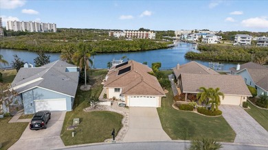 Waterfront living with Gulf access in the heart of Gulf Harbors on Gulf Harbors Golf Course in Florida - for sale on GolfHomes.com, golf home, golf lot