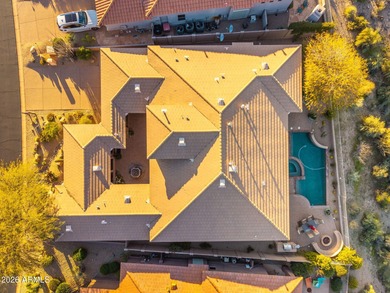 Views! Views! Views! Perched on the highest ridge in the gated on Legend Trail Golf Club in Arizona - for sale on GolfHomes.com, golf home, golf lot