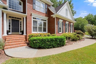 Fall is in the air, and this home frames the season on Woodmont Golf and Country Club in Georgia - for sale on GolfHomes.com, golf home, golf lot