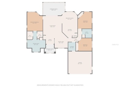 Move in ready, modern home with 3 bedrooms, 2 full baths + 2 car on Glen Lakes Country Club in Florida - for sale on GolfHomes.com, golf home, golf lot