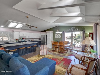 Adorable, bright 2+ bedroom home with great N/S exposure, mature on Paradise Peak Golf Course in Arizona - for sale on GolfHomes.com, golf home, golf lot