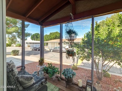 Adorable, bright 2+ bedroom home with great N/S exposure, mature on Paradise Peak Golf Course in Arizona - for sale on GolfHomes.com, golf home, golf lot
