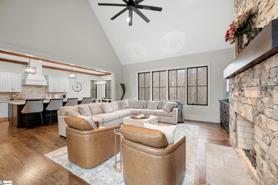 Built in 2023, this exceptional mountain retreat is nestled on a on The Cliffs at Glassy Golf and Country Club in South Carolina - for sale on GolfHomes.com, golf home, golf lot