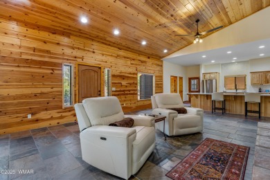 Beautiful corner lot cabin in Show Low's Torreon Golf community on Torreon Golf Club in Arizona - for sale on GolfHomes.com, golf home, golf lot