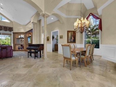 This well-maintained luxury home features a redesigned kitchen on Bonita Bay West in Florida - for sale on GolfHomes.com, golf home, golf lot