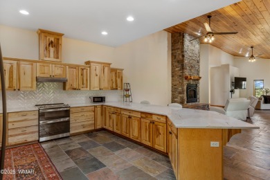 Beautiful corner lot cabin in Show Low's Torreon Golf community on Torreon Golf Club in Arizona - for sale on GolfHomes.com, golf home, golf lot