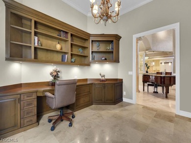 This well-maintained luxury home features a redesigned kitchen on Bonita Bay West in Florida - for sale on GolfHomes.com, golf home, golf lot