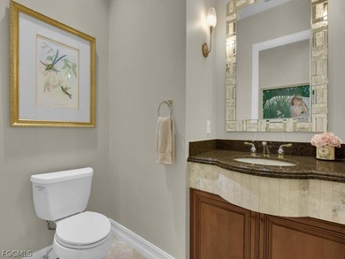 This well-maintained luxury home features a redesigned kitchen on Bonita Bay West in Florida - for sale on GolfHomes.com, golf home, golf lot