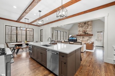 Built in 2023, this exceptional mountain retreat is nestled on a on The Cliffs at Glassy Golf and Country Club in South Carolina - for sale on GolfHomes.com, golf home, golf lot