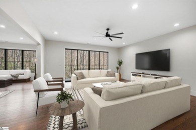 Built in 2023, this exceptional mountain retreat is nestled on a on The Cliffs at Glassy Golf and Country Club in South Carolina - for sale on GolfHomes.com, golf home, golf lot