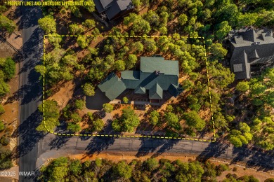 Beautiful corner lot cabin in Show Low's Torreon Golf community on Torreon Golf Club in Arizona - for sale on GolfHomes.com, golf home, golf lot