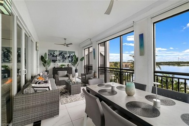 Experience elevated waterfront living in this exceptional on Miromar Lakes Golf Club in Florida - for sale on GolfHomes.com, golf home, golf lot