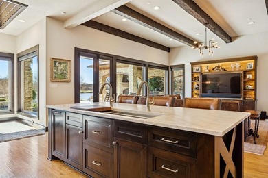 Welcome Home to this STUNNING, Waterfront, Updated Custom home on Timarron Country Club in Texas - for sale on GolfHomes.com, golf home, golf lot