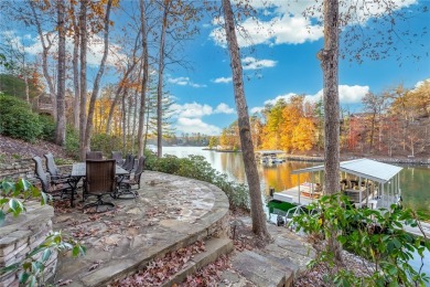 From its splendidly landscaped--and conveniently level--front on The Cliffs At Keowee Vineyards Golf Club in South Carolina - for sale on GolfHomes.com, golf home, golf lot