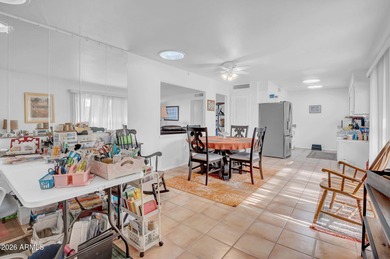 The inside features of this home include no popcorn ceilings on Sun City Lakes West and East in Arizona - for sale on GolfHomes.com, golf home, golf lot