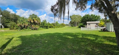This charming 2022 Factory Expo Direct Park Model sits on one of on Glen Lakes Country Club in Florida - for sale on GolfHomes.com, golf home, golf lot