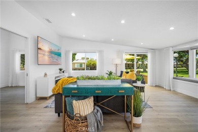 Step into this fully reimagined home in Mutual 5, where modern on Leisure World Seal Beach Golf Course in California - for sale on GolfHomes.com, golf home, golf lot