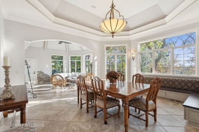 This exquisite custom beauty can be found in the gorgeous on Woodstock Country Club in Illinois - for sale on GolfHomes.com, golf home, golf lot