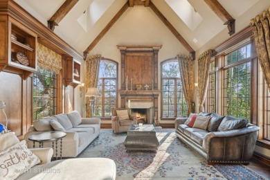 This exquisite custom beauty can be found in the gorgeous on Woodstock Country Club in Illinois - for sale on GolfHomes.com, golf home, golf lot