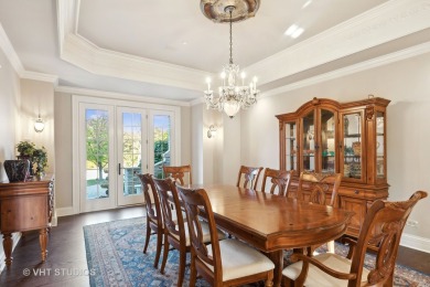 This exquisite custom beauty can be found in the gorgeous on Woodstock Country Club in Illinois - for sale on GolfHomes.com, golf home, golf lot