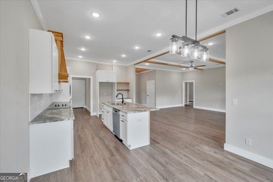 Stunning 4-Bedroom Home on the Golf Course with Custom Features on Southern Hills Golf Club in Georgia - for sale on GolfHomes.com, golf home, golf lot