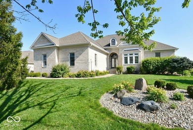 This all BRICK, one level home with a FINISHED walk-out basement on Hickory Stick Golf Club in Indiana - for sale on GolfHomes.com, golf home, golf lot