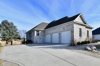 This all BRICK, one level home with a FINISHED walk-out basement on Hickory Stick Golf Club in Indiana - for sale on GolfHomes.com, golf home, golf lot