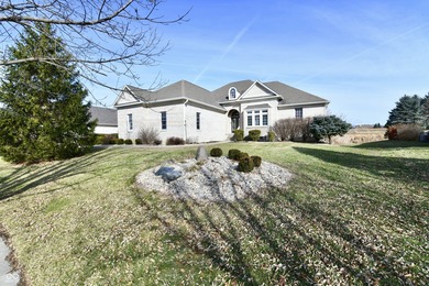 This all BRICK, one level home with a FINISHED walk-out basement on Hickory Stick Golf Club in Indiana - for sale on GolfHomes.com, golf home, golf lot