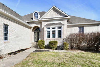 This all BRICK, one level home with a FINISHED walk-out basement on Hickory Stick Golf Club in Indiana - for sale on GolfHomes.com, golf home, golf lot