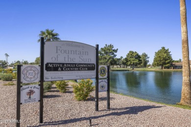 Enjoy the best of Arizona living in this updated 2-bedroom on Fountain of the Sun Country Club in Arizona - for sale on GolfHomes.com, golf home, golf lot