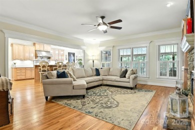 Stunning executive brick home in the gated Rock Barn Golf on Rock Barn Golf and Spa in North Carolina - for sale on GolfHomes.com, golf home, golf lot