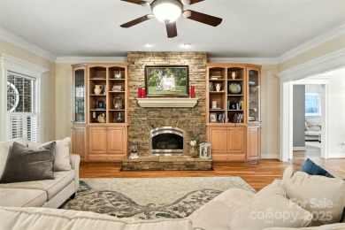 Stunning executive brick home in the gated Rock Barn Golf on Rock Barn Golf and Spa in North Carolina - for sale on GolfHomes.com, golf home, golf lot