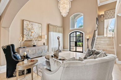 Exquisite turn-key Mediterranean style beach home located in the on Emerald Bay Golf Club in Florida - for sale on GolfHomes.com, golf home, golf lot